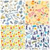 12 Sheets/Pack Sports Theme Background Hand Account Scrapbook Ball Material Paper Backing Paper