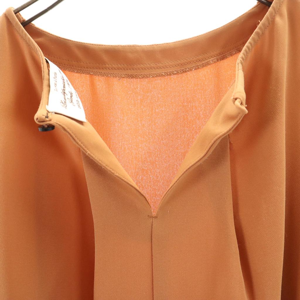 Nano Universe No Sleeve Shirt 38 Orange Series Women Used