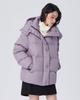 Umo Down Short Cold Loose Plus Sizes Size M Women's Coat, Length, Hooded, Outerwear, Warm, Protection, Lightweight, Waterproof, Fit, Available, Cute,