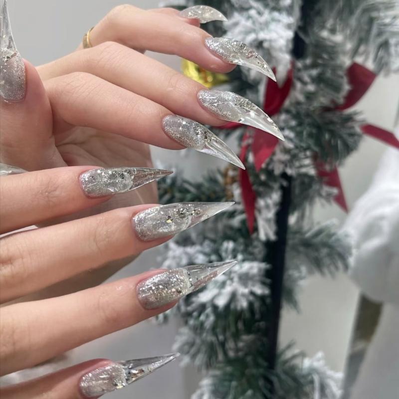 

1Pcs Silicone Nail Art Mold DIY Transparent Mold Of The Sharp Dragon Claws Series Long Short Dragon Claw Nail Art Mold