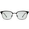 [MERRY PLEASURE] Sunglasses for Men and Women, Fashion Glasses, Browline, Semi-Tinted, Lightly Tinted Lenses