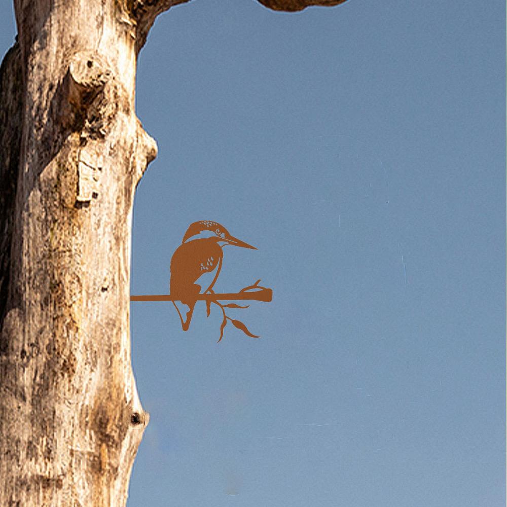 Силуэт птицы из железа — добавьте очарования с помощью этого стильного украшения для сада — фото 6