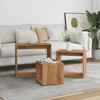 VidaXL Tables gigognes 3 pcs chêne artisanal bois d'ingénierie, table, table de bout, table d'appoint, tables, tables de 856675