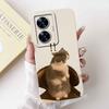 For Oppo Realme C55 RMX3710 Case Cute Cat Luxury Flower Bow Silicone Soft Matte Cover For Realme c55 C 55 Shockproof  Phone Case