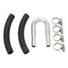7PCS Fuel Filter Removal Bypass Kit with Clamp Aluminium Fuel Filter Head Delete Bypass Tube for