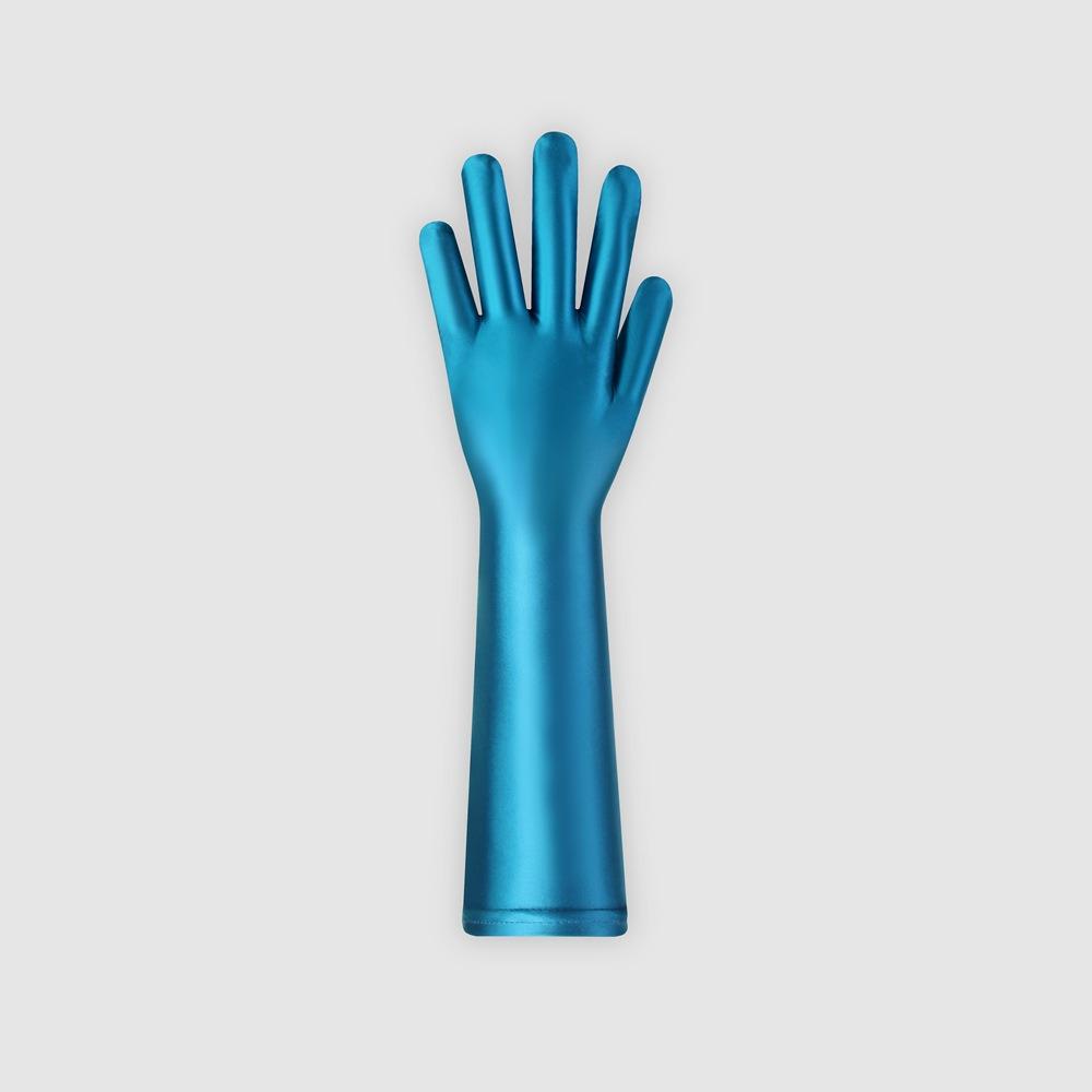 Little Matchmaker Women's Ultra-Thin Silky High-Elastic Five-Finger Gloves