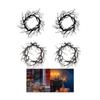 Halloween Front Door Wreath 17 Inch Scary Halloween Decoration Dead Branch
