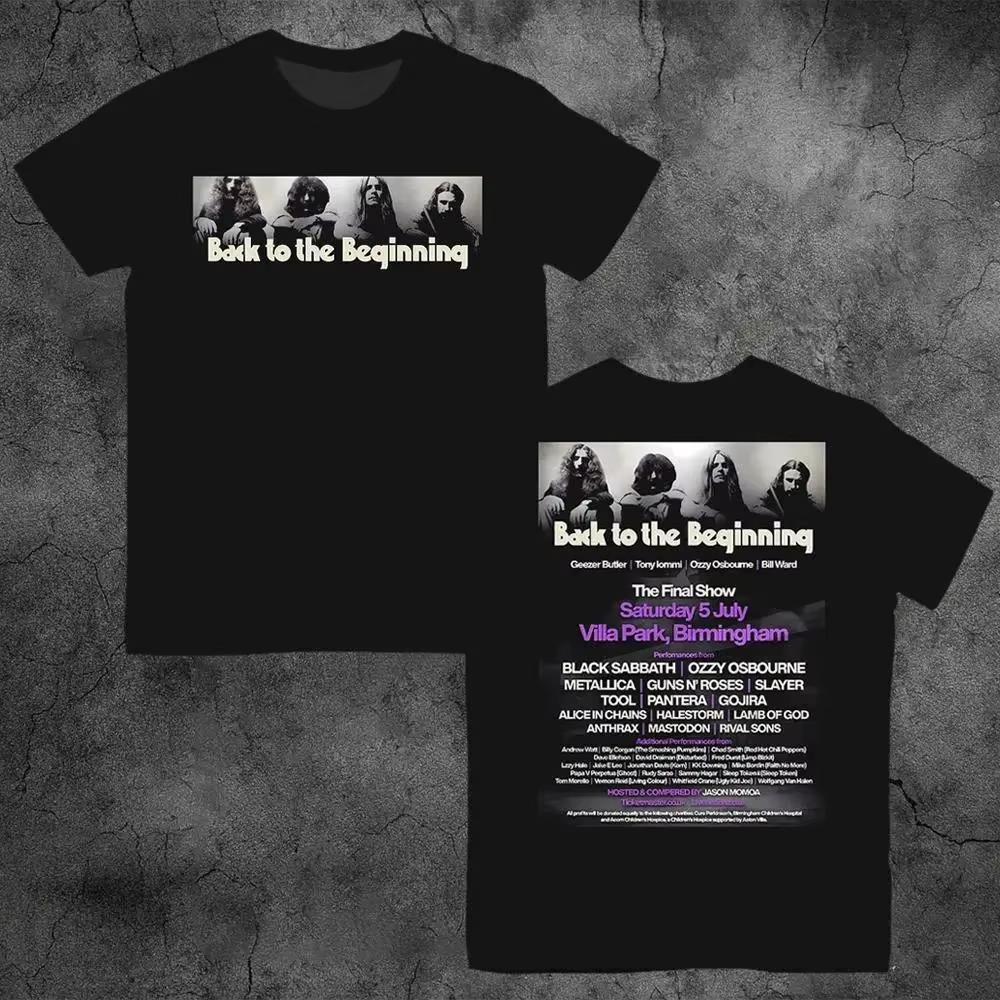 Neuer Stil Black Sabbath Trikot Ozzy Osbourne Back To The Beginning Heavy Metal Rock T-Shirt Mit Besetzung Trendig Vintage Ins Oberteile