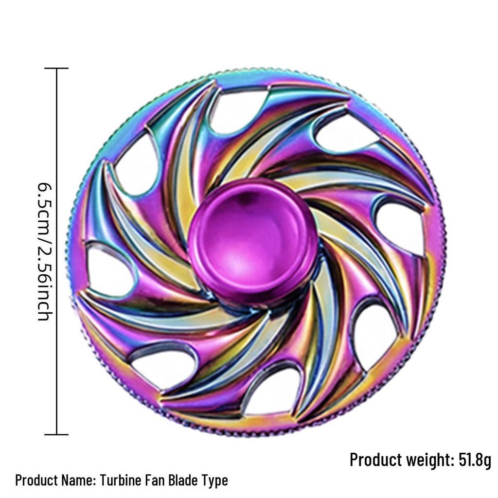 Alloy Fidget Spinner Stress Relief Toy - Handheld Finger Gyroscope Spinner