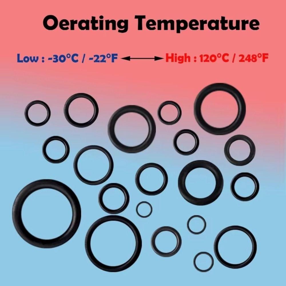 1540Pcs Metric O Rings Oil Resistant O-Rings Pressure Washer Washers  Gas Repair