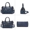 Women's Genuine Leather Handbags Large Casual Totes Luxury Brand Design Purses Lady Shoulder Crossbody Bags Solid Color Hand Bag