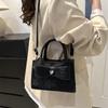 New Bag Women's 2025 New High-end Summer Versatile Shoulder Messenger Bag Portable Bow Small Square Bag