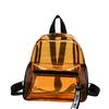 Summer Travel Women's Transparent Backpack Fashion Waterproof PVC Jelly Backpack Minimalist Beach Bag