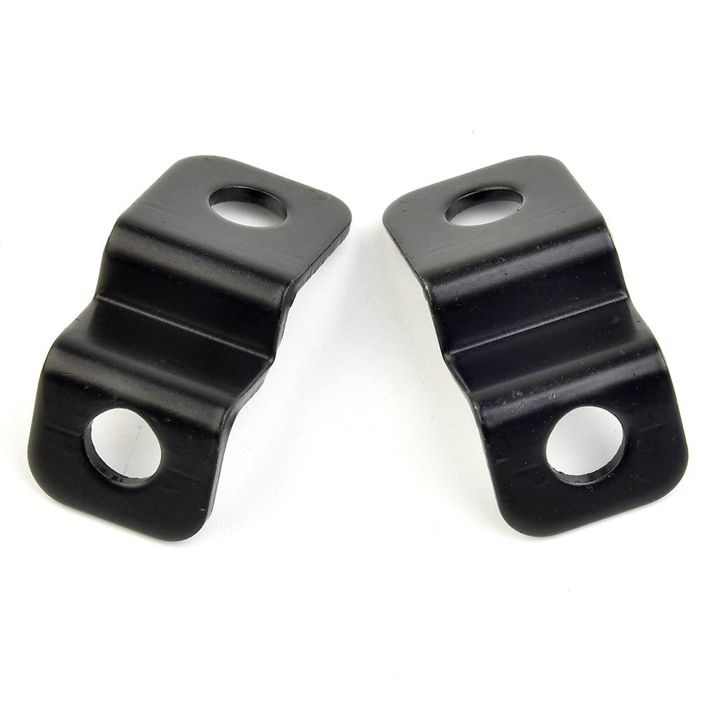 Vibration Proof Indicators Lights Bracket 2 Pcs Black
