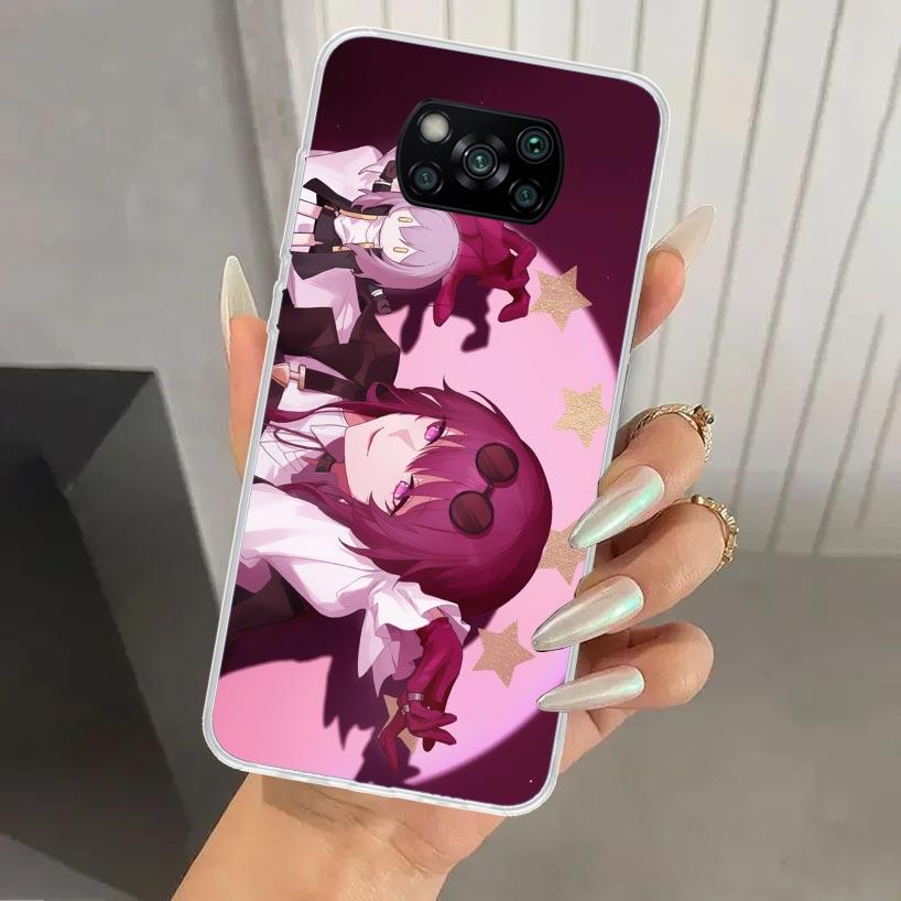 Honkai Star Rail Kafka Phone Case for Xiaomi Poco X7 X6 X5 X4 X3 Nfc F6 F5 F4 GT F3 F2 Pro F1 M5S M4 M3 5G Soft Funda Print Shel