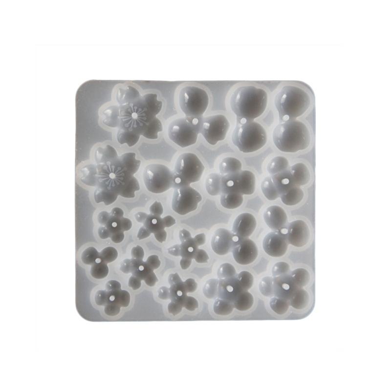 Heat Resistant Silicone Mould Set For Handmade Floral Pendant Charm Jewelry Designs Craft Projects