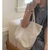 2026 Women New Large Capacity Tote Bag Korean Style Twill Canvas Bag Fashi Female Lightweight Commute Casual Shoulder Bags