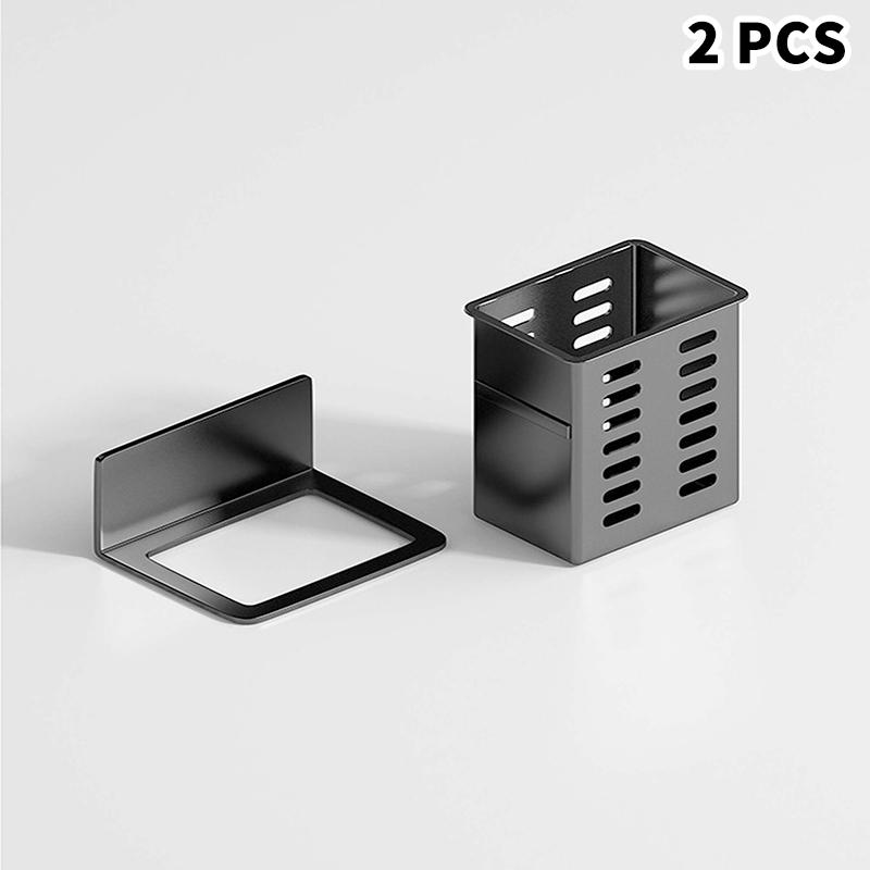 1/2Pcs Toothpaste And Toothbrush Holder Pp Wall-Mounted Storage Box For Bathroom Toiletries Kitchen Chopstick Storage