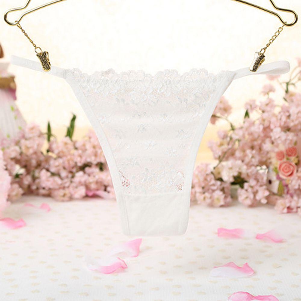 Ultra Thin Lace Strap Bandage Briefs Underwear G-string Panties