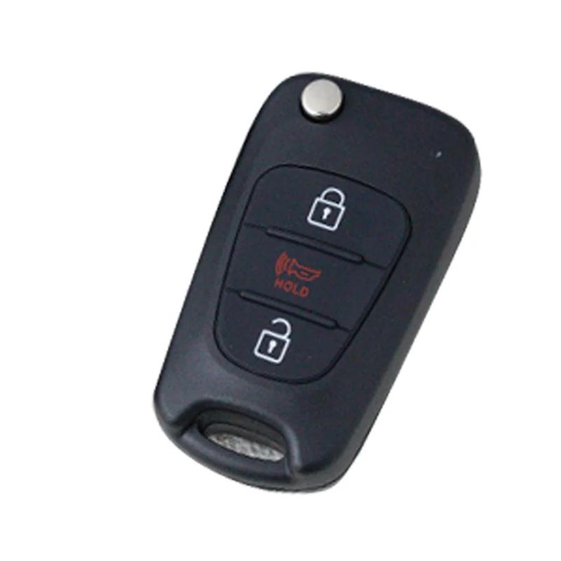 Auto Key Fob Cover Housing Housing Fit For Hyundai Porter Verna Bongo Solaris Accent Kia Sportage Rio Morning Picanto K2 K5 I20 Ceed Elantra