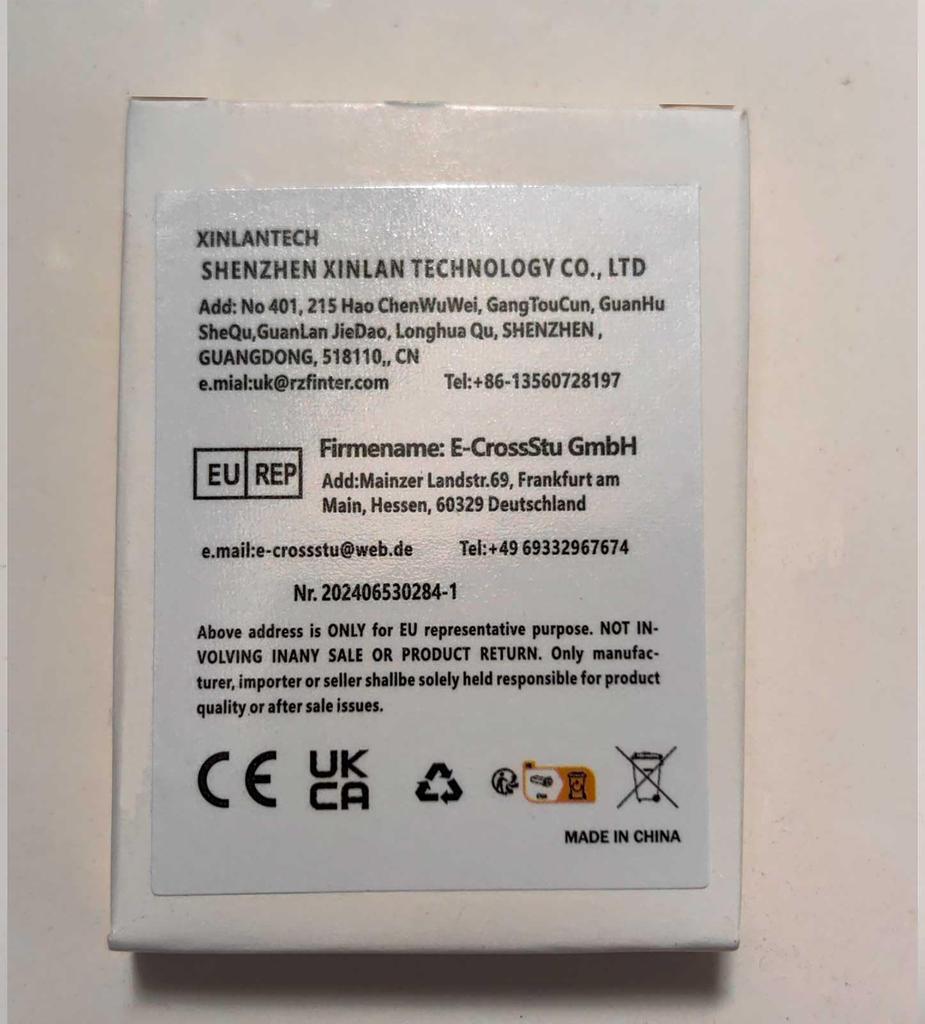 810mAh Replacement Battery for Sena SRL3 Motorcycle Bluetooth Communication Sena SP144 SRL 3 Battery Connector 3.8V System, Replacement, 3-Wire