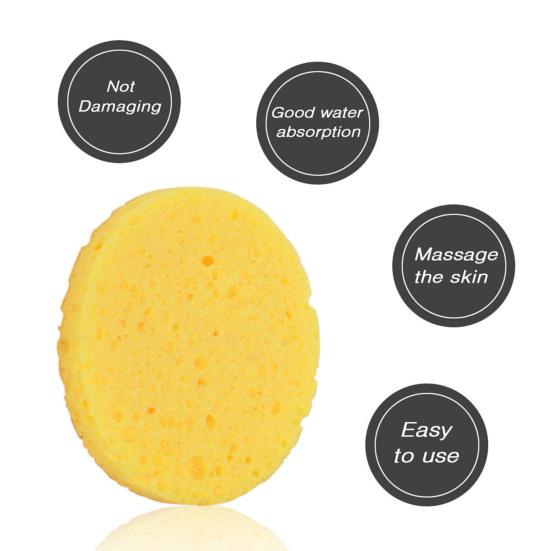Washable Makeup Remover Pad Soft Practical Wood Pulp Cotton Sponge