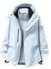 Camel Unisex 3-in-1 Mountaineering Jacket: Graphene-Lined, Windproof, Waterproof, and Warm, New Style, Two-Piece Set.