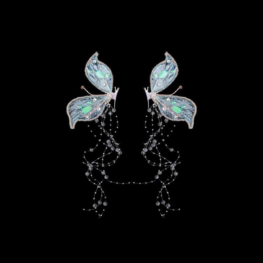 Sequin Butterfly Hairpin Korean Style Headwear Female Hair Accessories Wedding Bridal Headdress