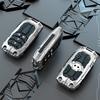 Zinc Alloy Car Remote Key Case Cover Shell Fob for Honda Vezel City Civic Jazz BRV BR-V HRV Protector Keychain Car Accessories