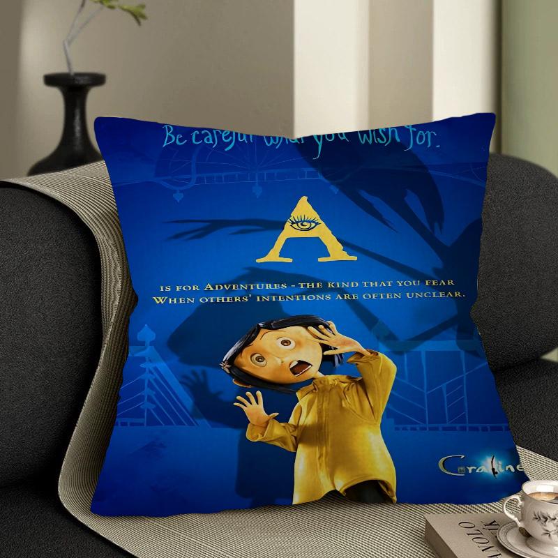 Coraline Cushion Cover 30x50 Polyester Sofa Cushions Decorative Throw Pillows Home Decoration Pillowcover