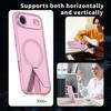 For iPhone Air Case Compatible with MagSafe Kickstand TPU + Acrylic Phone Cover