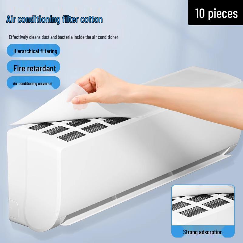 

Универсальный настенный кондиционер Пылезащитный фильтр Хлопок для очистки приточного воздуха