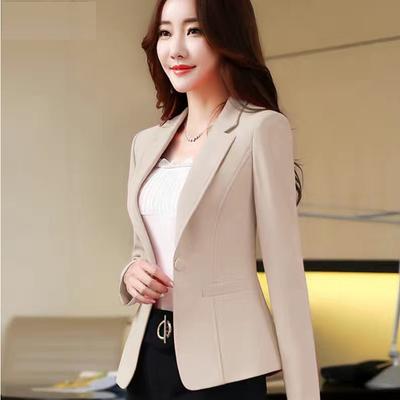 Korean Version of Women's Slim-fit Small Suit Jacket Suit Ladies Spring and Autumn Clothes