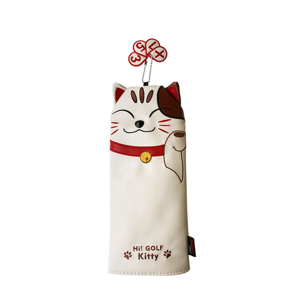 

Hybrid Wood Head Cover Lucky Cat Golf Club Headcovers Golf Putter Cover Blade Mallet Putter For Hybrid