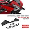 For Daytona 660 2024 2025 Wind Wing Aerodynamics Fairing Winglet GP WING Motorcycle Front Spoiler Lower Spoiler Front Lip
