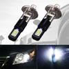 2pcs H1 6000K Super Bright 6000LM DRL LED Headlight Bulb Kit Bright Headlights