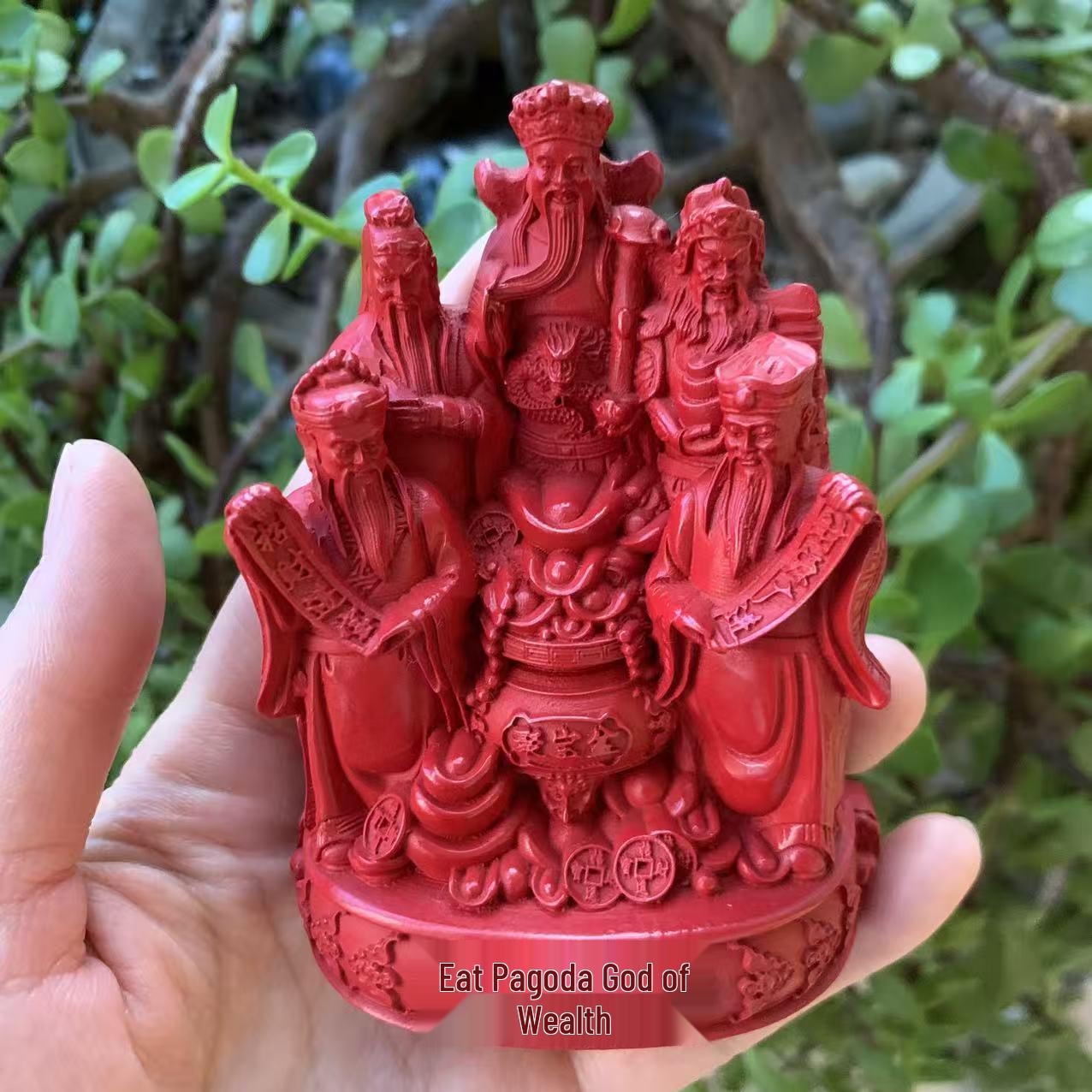 Five Paths God of Wealth Figurine for Home or Office Decoration