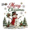 Durable PVC Wall Decor Christmas Window Stickers, Winter Holiday Decorations, Festive Art with Xmas Tree Reusable Clings Snowman Angel Patterns