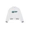GOXO Varsity Jacket White Golf Rubber