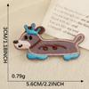 Embroidery Label Embroidery Sticker DIY Self-adhesive Patch Sticker Accessories Patch Cartoon Sausage Dog Original Cloth Sticker