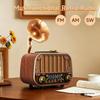 Retro Bluetooth Multi-band FM/AM/SW Radio Gramophone Speaker