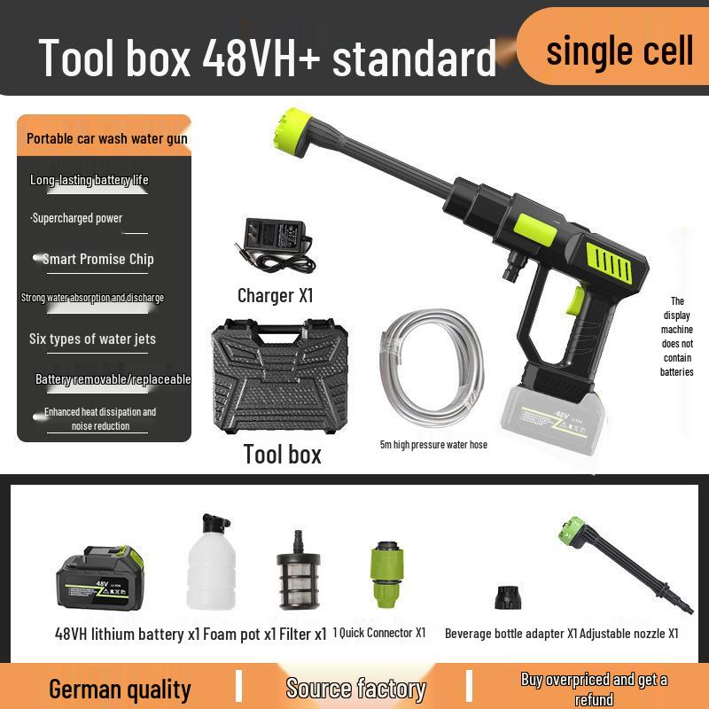 High-Pressure Wireless Car Wash Water Gun