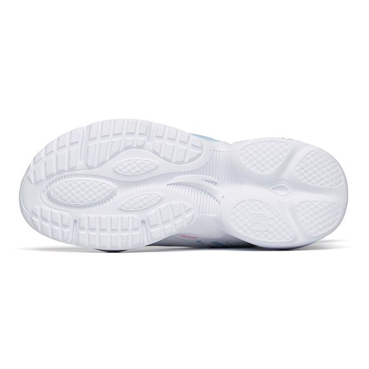 Anta Youth  Non-Slip Shock Absorbing Wear-Resistant Low-Top Running Shoes Kids sneaker White Blue 322225503-1