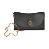 Rocking Horse Mini Chain Bag Black Grainy Leather Crossbody Wallet 80954811