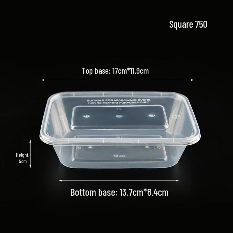 Disposable Takeaway Food Containers with Lids