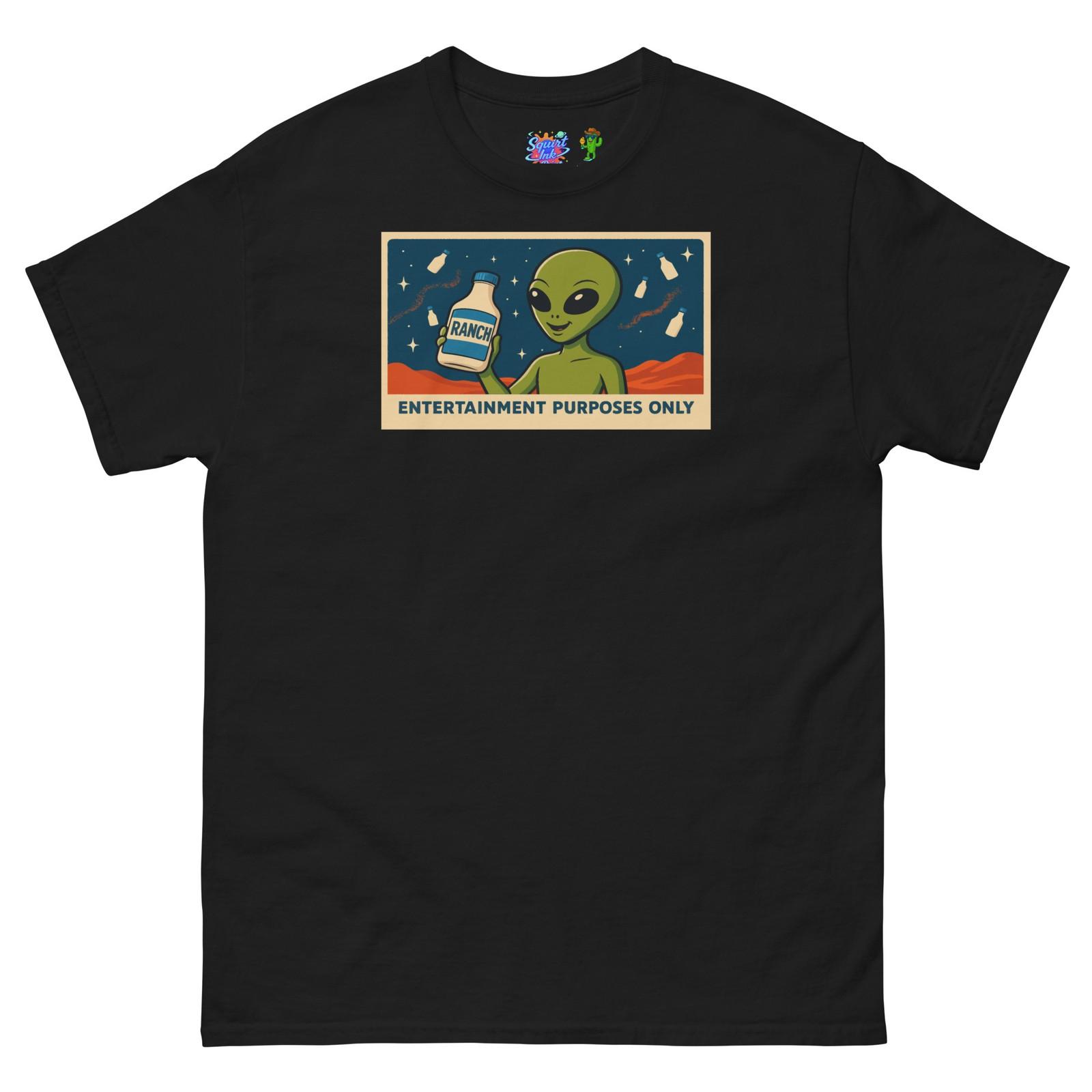 Ranch Dressing Funny Foodie T Shirt Mens Womens Tees Top | Alien s Secret Sauce S