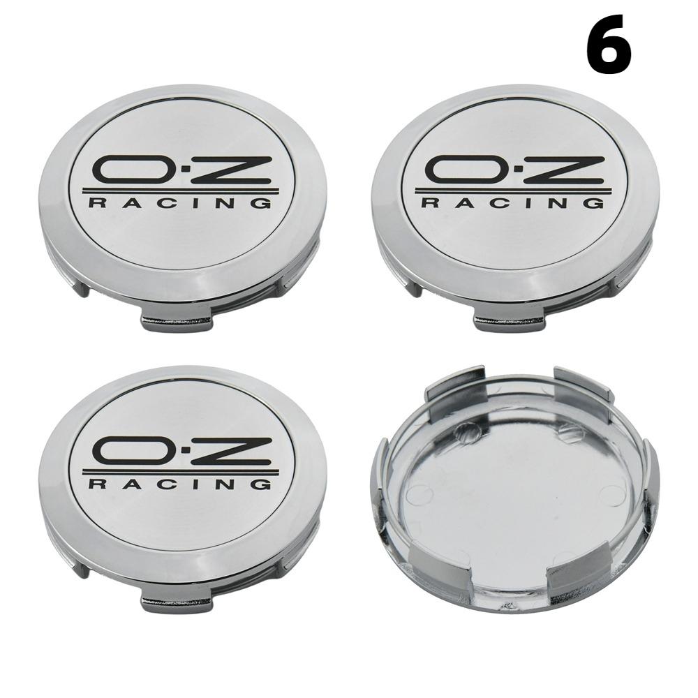 1Set/4PCS 64MM OD / 62MM ID Cap For Rims OZ Logo Wheel Center Cap Sport Car Wheel Cover Hub caps