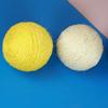 Cat Toy Sisal Ball Interactive Cat Toy Large Woven Ball Toys for Cats Teeth Molar Sisal Ball Cats Toys with Bell Pet Products