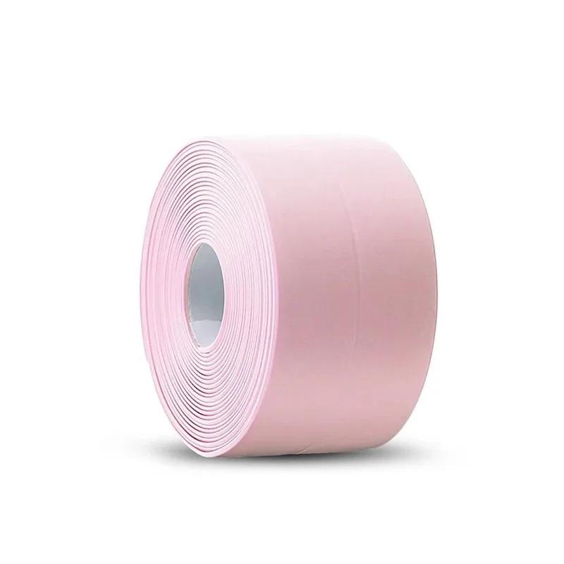 3.2m PVC Waterproof Sealing Tape For Bathroom Sink, Shower Bathtub And Toilet - Self Adhesive Wall Sticker
