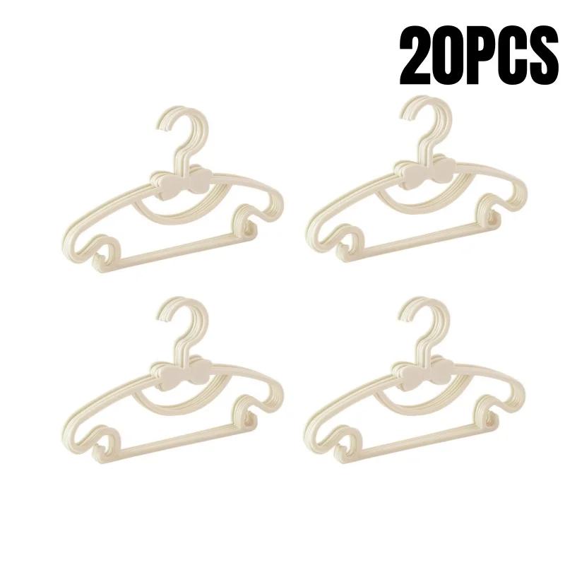 5-50Pcs Baby Hangers Plastic  Clothes  Hanger for Nursery Children Hangers Toddler Infant Portable Coats  Rack Baby clothes Bra
